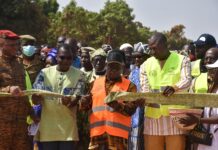 Ouvrage de franchissement à Banakélédaga : « Le Pont camarade Président capitaine Ibrahim Traoré », inauguré