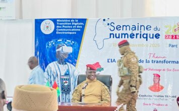 Semaine du numérique (SN-2025) : le Président du Faso, le Capitaine Ibrahim TRAORE, patron de la 20e édition, rassure les acteurs du numérique de l’accompagnement des Autorités