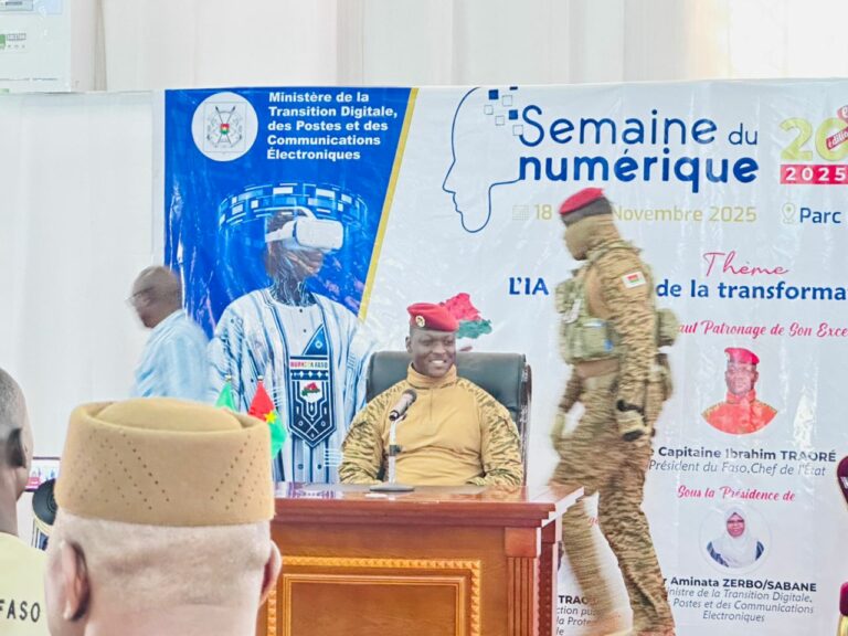 Semaine du numérique (SN-2025) : le Président du Faso, le Capitaine Ibrahim TRAORE, patron de la 20e édition, rassure les acteurs du numérique de l’accompagnement des Autorités