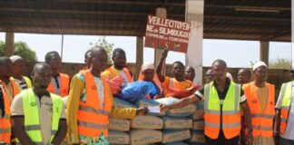 Initiative Faso Mêbo du Nakambé : Plus de 6 tonnes de ciment et du matériel offerts par deux organisations