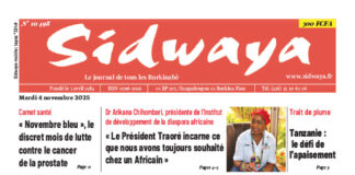 Une Sidwaya du 04-11-2025