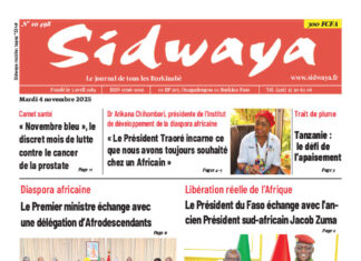 Une Sidwaya du 04-11-2025