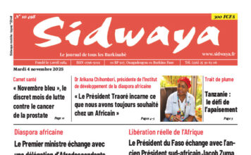 Une Sidwaya du 04-11-2025