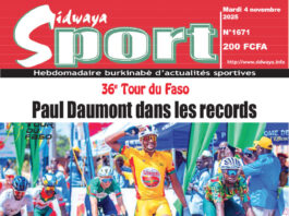 Une Sidwaya Sport du 04-11-2025