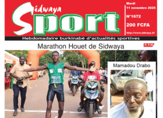 Une Sidwaya Sport du 11-11-2025