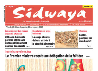 Une Sidwaya du 14 au 16-11-2025