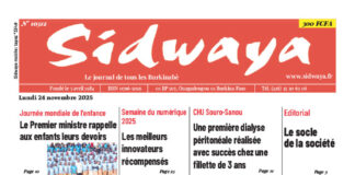 Une Sidwaya du 24-11-2025