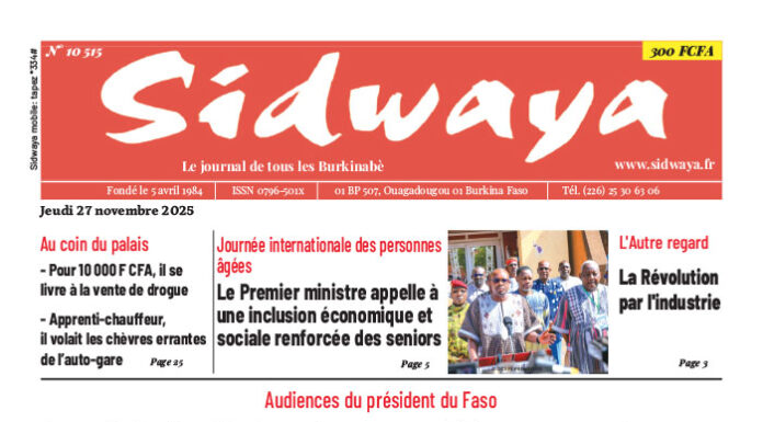 Sidwaya du 27-11-2025