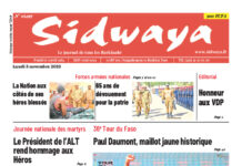 Sidwaya du 03-11-2025
