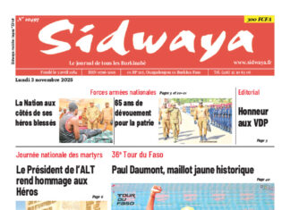 Sidwaya du 03-11-2025