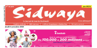 Une Sidwaya du 06-11-2025