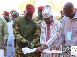 SN-BRAFASO : le Capitaine Ibrahim TRAORÉ inaugure l’usine