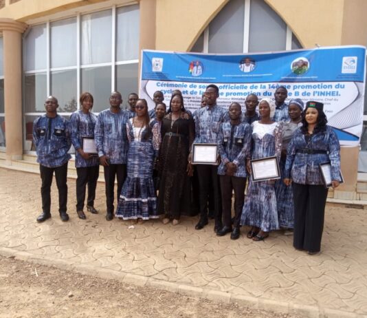 Sortie de promotions de l’INHEI: 24 spécialistes de la diplomatie au service du Burkina Faso