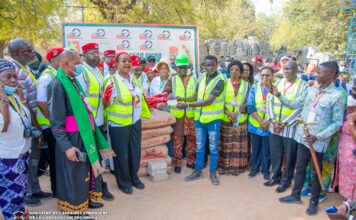 Initiative Faso Mêbo : les Afro descendants participent à la construction du Burkina avec 23 tonnes de ciment