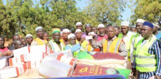 Kaya/Faso Mébo: Les forces de sécurité des Koulsé offrent 34,5 tonnes de ciment et 45 tonnes de granite