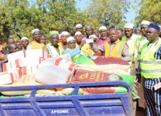 Kaya/Faso Mébo: Les forces de sécurité des Koulsé offrent 34,5 tonnes de ciment et 45 tonnes de granite