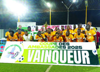 Finale Ve édition Coupe des ambassades : Antoine Koffi porte la Côte d’Ivoire au sommet
