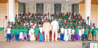 Le capitaine Ibrahim Traoré aux pupilles de la Nation : « Vous êtes les vrais héros »