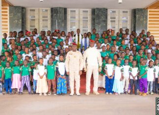 Le capitaine Ibrahim Traoré aux pupilles de la Nation : « Vous êtes les vrais héros »