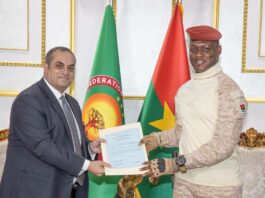 PRÉSENTATION DES LETTRES DE CRÉANCE : Mohamed Zakaria Hussein EL GHAZAWY, nouvel Ambassadeur égyptien au Burkina Faso