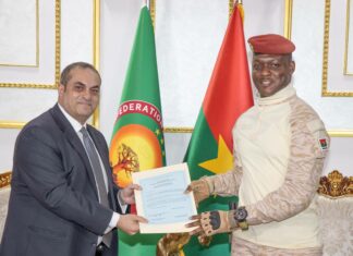 PRÉSENTATION DES LETTRES DE CRÉANCE : Mohamed Zakaria Hussein EL GHAZAWY, nouvel Ambassadeur égyptien au Burkina Faso