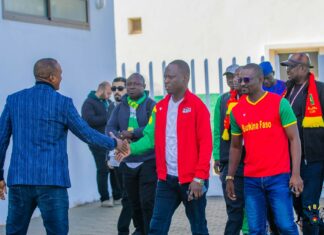 CAN MAROC 2025 : 𝑳𝒆𝒔 𝑬́𝒕𝒂𝒍𝒐𝒏𝒔 𝒓𝒆𝒄̧𝒐𝒊𝒗𝒆𝒏𝒕 𝒍𝒆 𝒔𝒐𝒖𝒕𝒊𝒆𝒏 𝒅𝒆𝒔 𝒂𝒖𝒕𝒐𝒓𝒊𝒕𝒆́𝒔 𝒂𝒗𝒂𝒏𝒕 𝒍𝒆𝒖𝒓 𝒑𝒓𝒆𝒎𝒊𝒆𝒓 𝒎𝒂𝒕𝒄𝒉