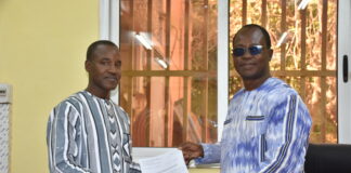 Agence d’information du Burkina: Le nouveau DG Noufou Enoch Kindo Installé dans ses fonctions