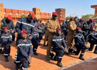 Ecole nationale de sapeurs-pompiers: la promotion « Dambé » intègre les rangs des soldats du feu
