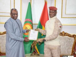 PRÉSENTATION DE LETTRES DE CRÉANCE Le diplomate Papa DIOP pour renforcer l’axe Ouagadougou-Dakar