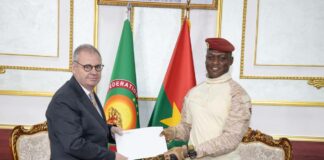 PRÉSENTATION DE LETTRES DE CRÉANCE : Un nouvel Ambassadeur de l’Union européenne accrédité auprès du Burkina Faso