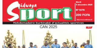 Une Sidwaya Sport du 09-12-2025