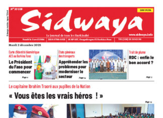 Une Sidwaya du 02-12-2025