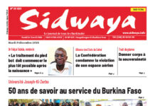 Une Sidwaya du 09-12-2025
