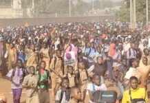 Dédougou : Les scolaires ont marché pour soutenir les idéaux de la RPP