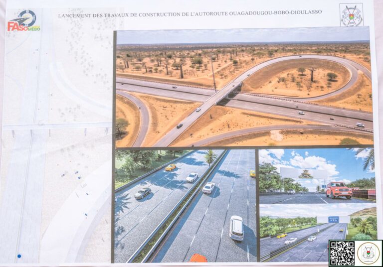 Axe Ouagadougou – Bobo : le Président du Faso lance les travaux d’une autoroute de 2 x 4 voies
