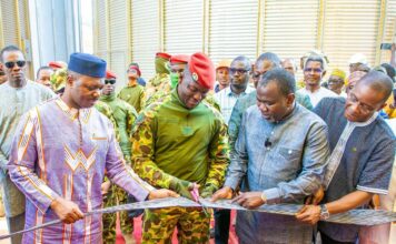 Transformation des matières premières locales: Le chef de l’Etat, le Capitaine Ibrahim Traoré, a inauguré le complexe agro-industriel AGROSERV INDUSTRIE