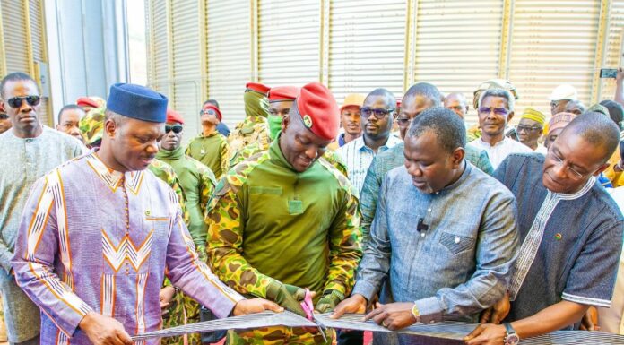 Transformation des matières premières locales: Le chef de l’Etat, le Capitaine Ibrahim Traoré, a inauguré le complexe agro-industriel AGROSERV INDUSTRIE