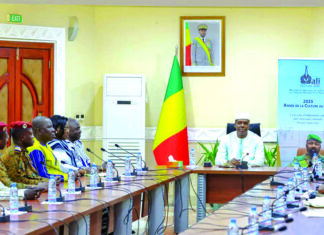 Commission nationale de la Confédération AES/Burkina Faso: le président Bassolma Bazié reçu par le Premier ministre malien