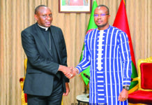 Coopération Burkina Faso-Vatican: le Premier ministre reçoit le nonce apostolique