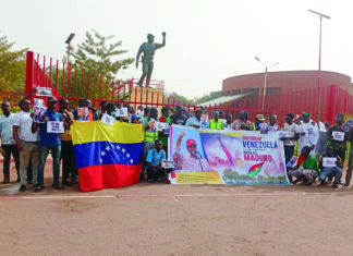 Opération militaire américaine au Venezuela: le Groupe de solidarité Burkina exige la libération immédiate du couple présidentiel Maduro