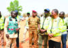 Construction du pont de Hèrèdougou: le ministre Mikaïlou Sidibé s’enquiert de l’évolution des travaux