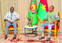 Confédération des Etats du Sahel : l𝐞 𝐩𝐫𝐞́𝐬𝐢𝐝𝐞𝐧𝐭 𝐝𝐞 𝐥𝐚 𝐂𝐨𝐦𝐦𝐢𝐬𝐬𝐢𝐨𝐧 𝐧𝐚𝐭𝐢𝐨𝐧𝐚𝐥𝐞 𝐞́𝐜𝐡𝐚𝐧𝐠𝐞 𝐚𝐯𝐞𝐜 𝐥𝐞 𝐏𝐫𝐞𝐦𝐢𝐞𝐫 𝐦𝐢𝐧𝐢𝐬𝐭𝐫𝐞