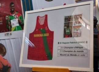 Musée national : le maillot de champion du monde de Hugues Fabrice Zango entre dans l’histoire