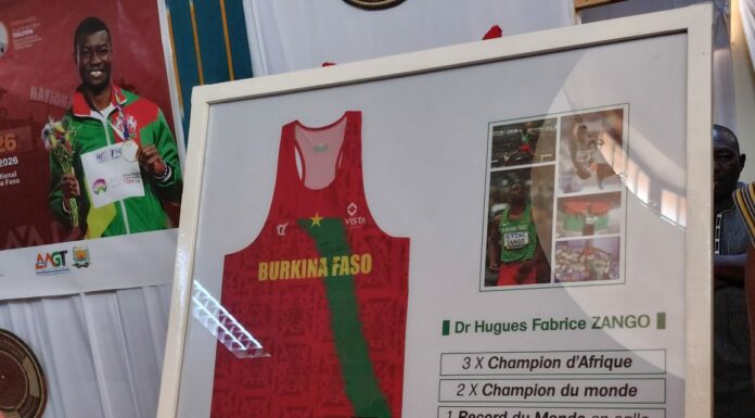 Musée national : le maillot de champion du monde de Hugues Fabrice Zango entre dans l’histoire