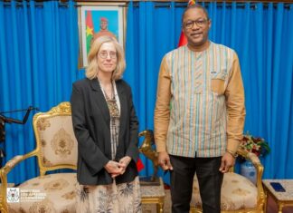 Gouvernance du secteur de la sécurité: la directrice générale du DCAF échange avec le chef de la diplomatie burkinabè