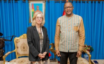 Gouvernance du secteur de la sécurité: la directrice générale du DCAF échange avec le chef de la diplomatie burkinabè
