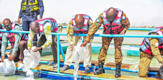 Barrage de Soum: un projet de pisciculture pour une retraite digne des militaires lancé