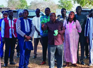 Institut national de formation des personnels de l’éducation: le ministre Dingara sur le site du futur joyau éducatif à Manga