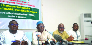 Tentative de coup d’Etat: la veille citoyenne réaffirme son soutien au capitaine Ibrahim Traoré