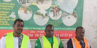 Faso Mêbo de Tenkodogo: 810 tonnes de ciment et près de 1500 tonnes de sable et de granite concassé reçues